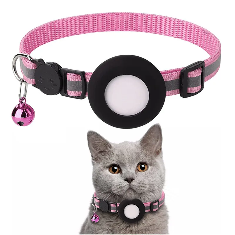 Reflective Waterproof Cat Collar - Pink