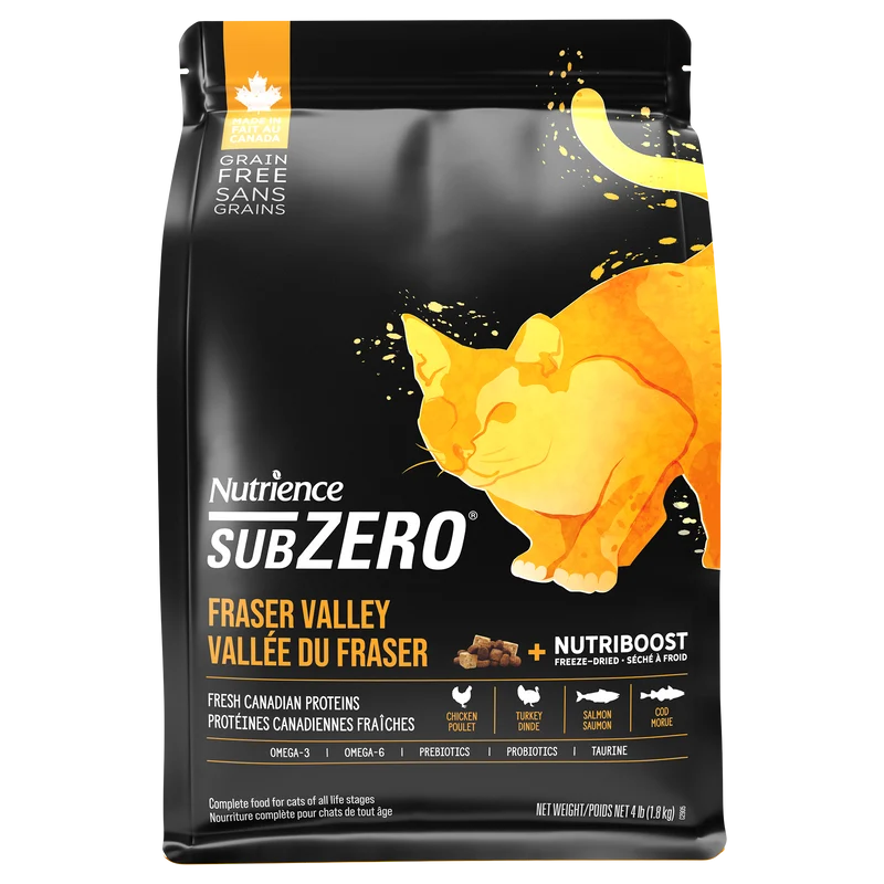 Nutrience SubZero pour chats, Vallée du Fraser, 1,8 kg