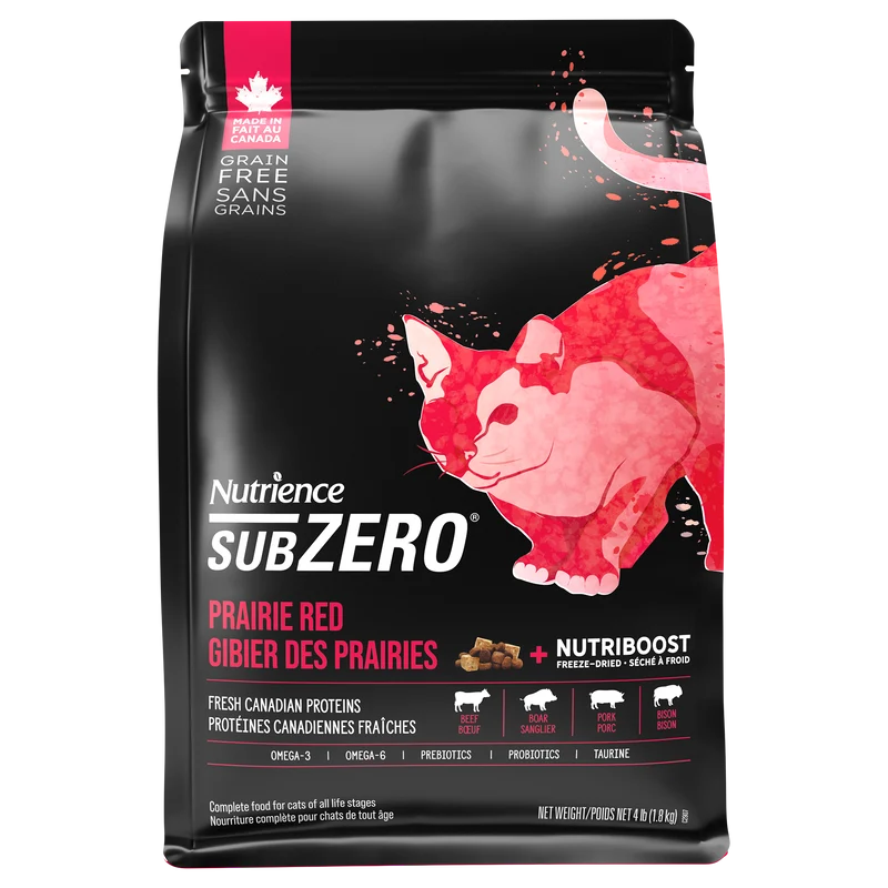 Nutrience SubZero pour chats, Gibier des Prairies, 1,8 kg