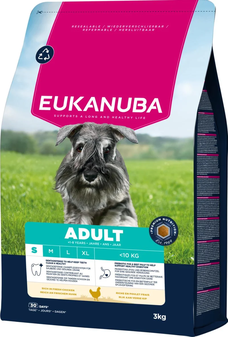 Eukanuba Adult Small Breed torrfoder för hund 3 kg