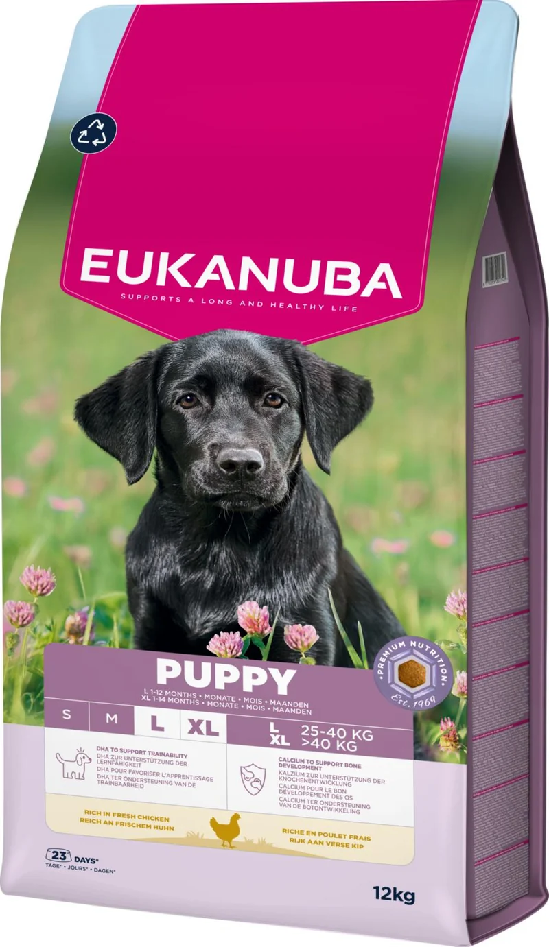 Eukanuba Puppy Large Breed torrfoder för hund 12 kg