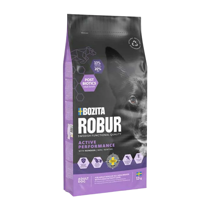 Bozita Robur Adult Active Performance Reindeer - 12 KG