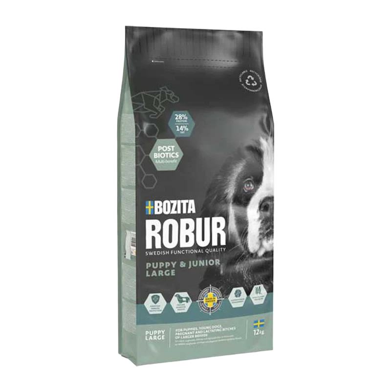 Bozita Robur Puppy & Junior Large - 12 KG