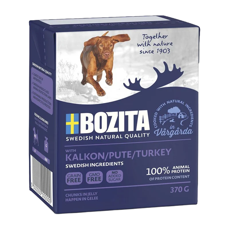 Bozita Kalkon (bitar i Gelé) - 370 G