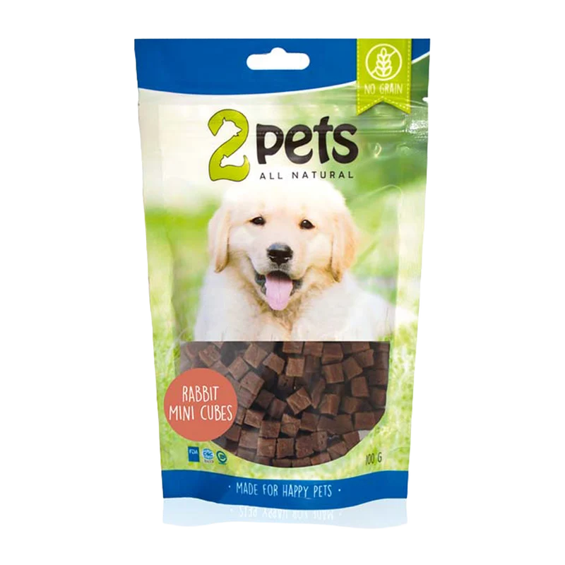 2PETS Dogsnack Rabbit Minicubes
