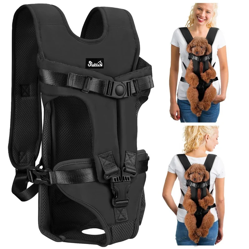 Dog Harness Storage Bags For Dogs Pet Accessories Dog Outdoor Gear High-Quality - Black - Size M