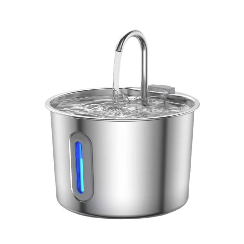 Stainless Steel Cat Water Dispenser – Automatic Pet Drinking Fountain