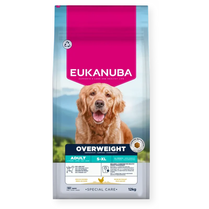 Eukanuba Special Care Overweigth Adult Torrfoder för hund 12 kg