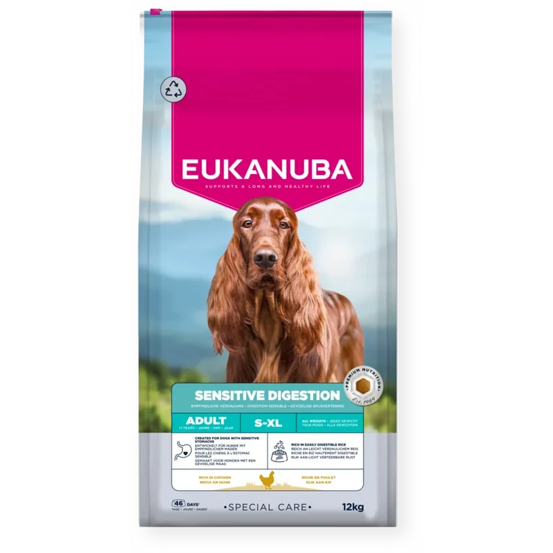 Eukanuba Special Care Sensitive Digestion Adult torrfoder för hund 12 kg