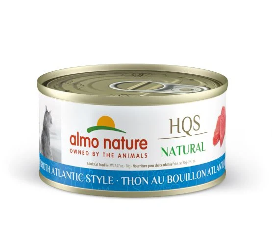 Almo Nature Hqs Natural Chat - Thon De Atlantique Au Bouillon 70g