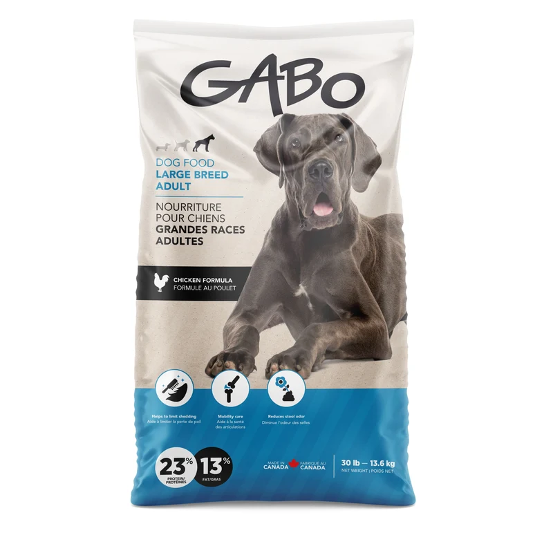 Gabo Nourriture Pour Chien De Grande Race, Adulte - Poulet 30 Lbs
