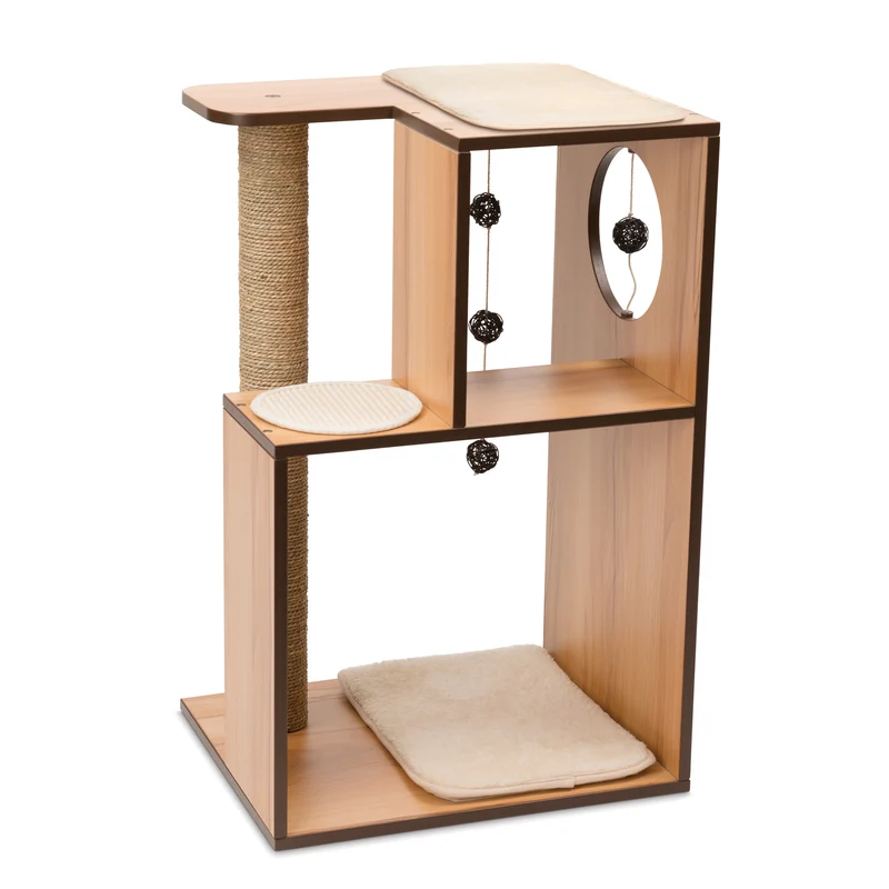 Meuble V-Box, grand, noyer - 50 x 40 x 78 cm