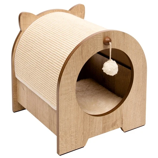 Meuble à griffer Minou Vesper, 36 x 36,5 x 40,5 cm (14,17 x 14,37 x 15,94 po)