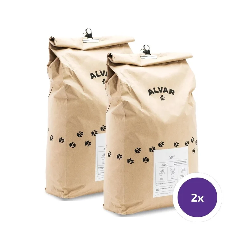 Alvar Pet Root torrfoder för hundar 2 x 6 kg FLERPACK
