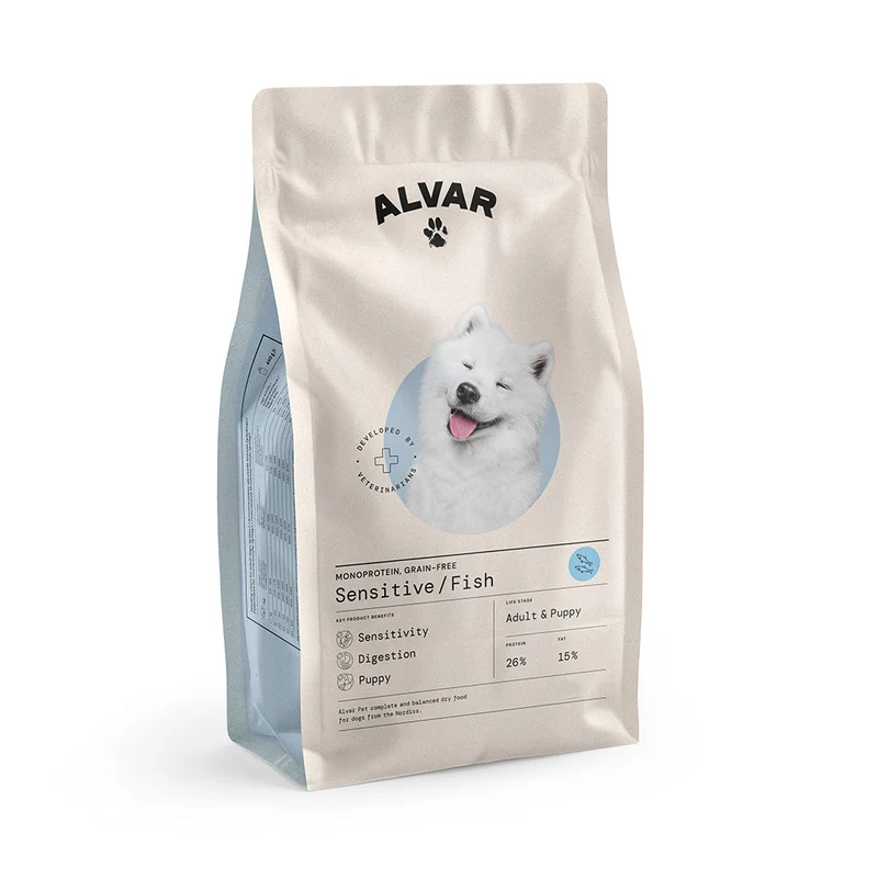 Alvar Pet Sensitive/Fish torrfoder för hundar