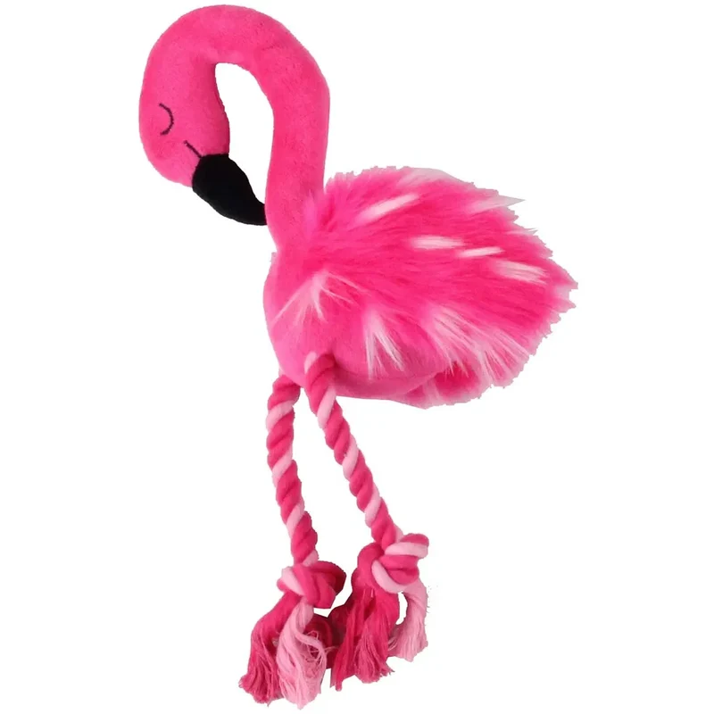 Pawise hundleksak flamingo 30 × 15 × 9 cm