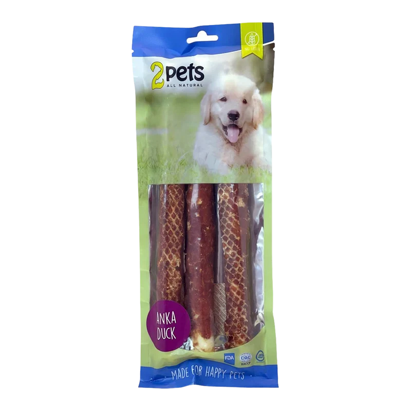 2PETS Tuggrulle M Ankfilé - 28 CM - 3 PACK