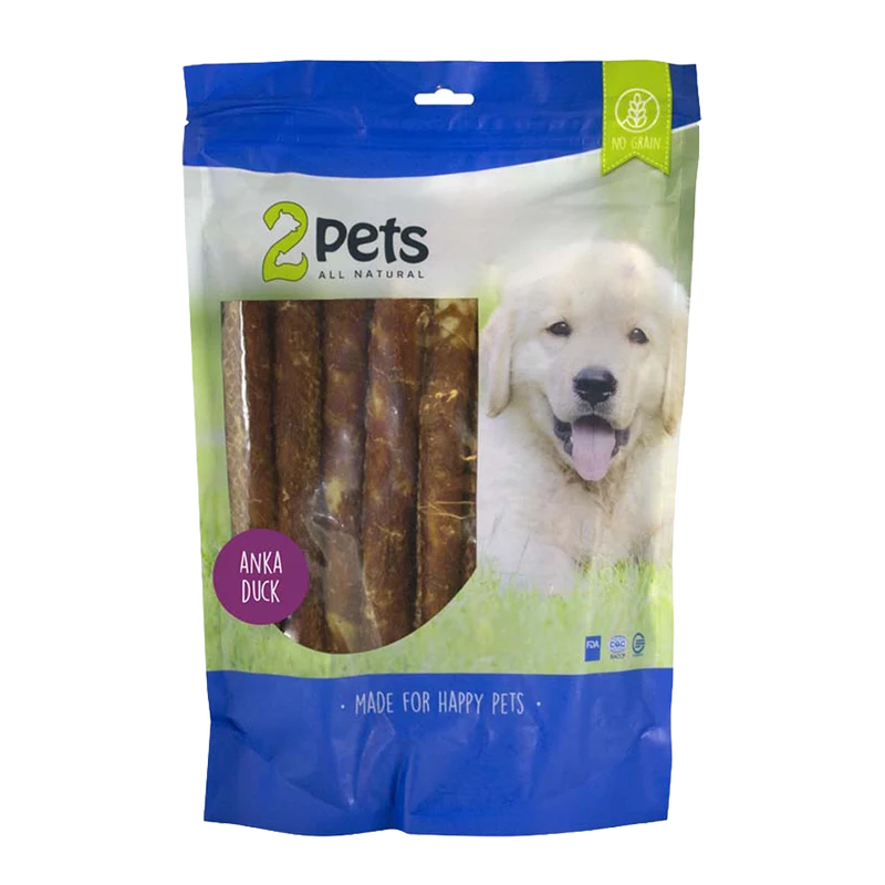 2PETS Tuggrulle M Ankfilé - 28 CM - 12 PACK