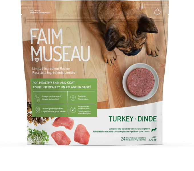 Simplement Dinde de Faim Museau 6lb (24 médaillons)