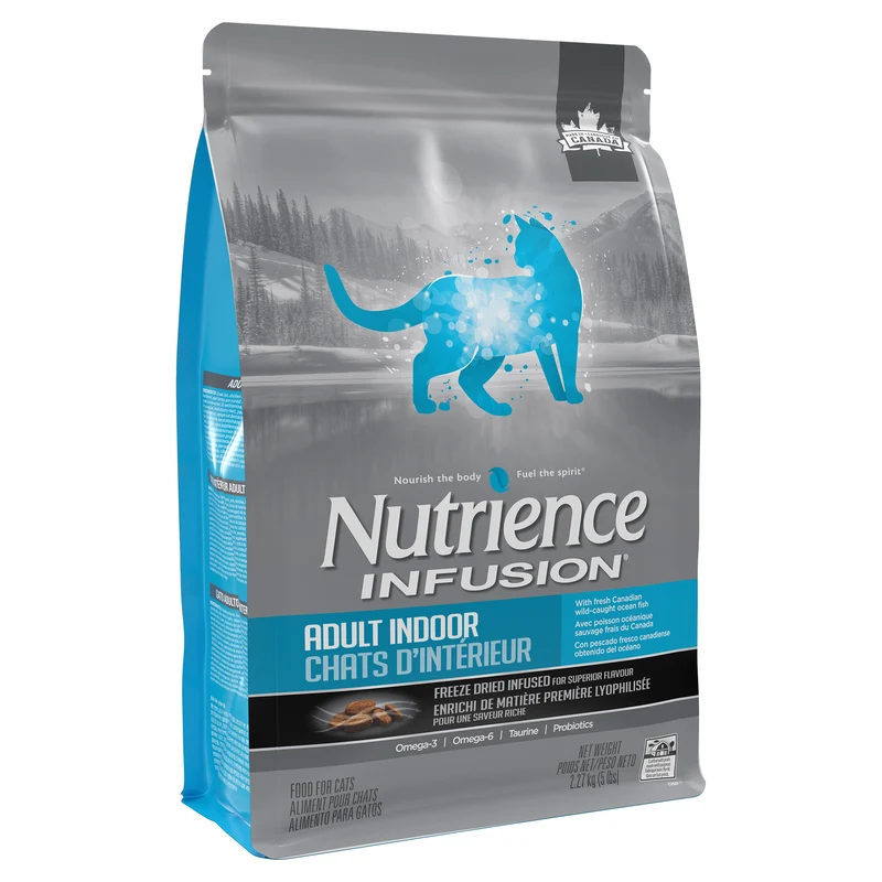 Nourriture Nutrience Infusion, Chats d’intérieur adultes, Poisson océanique