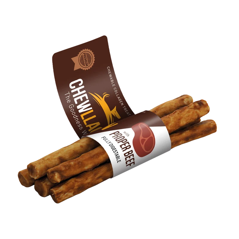 Chewllagen Tuggpinnar 5 - Pack Nöt - 12.5 CM