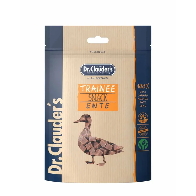 Dr. Clauder’s Trainee Snack Anka 80 g för hund och katt