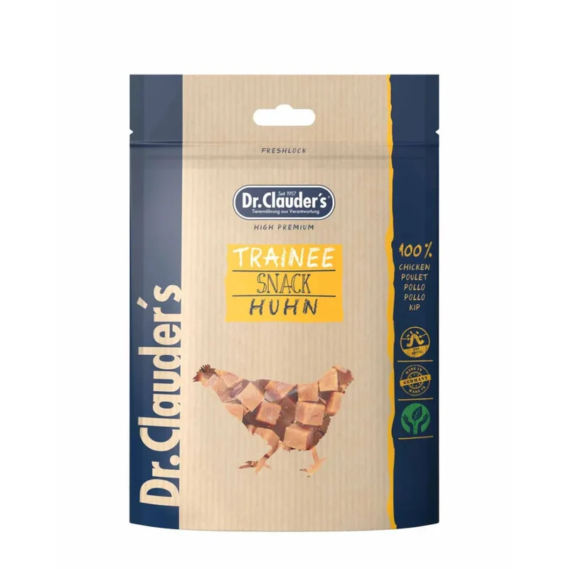 Dr. Clauder’s Trainee Snack Kyckling 80 g för hund och katt