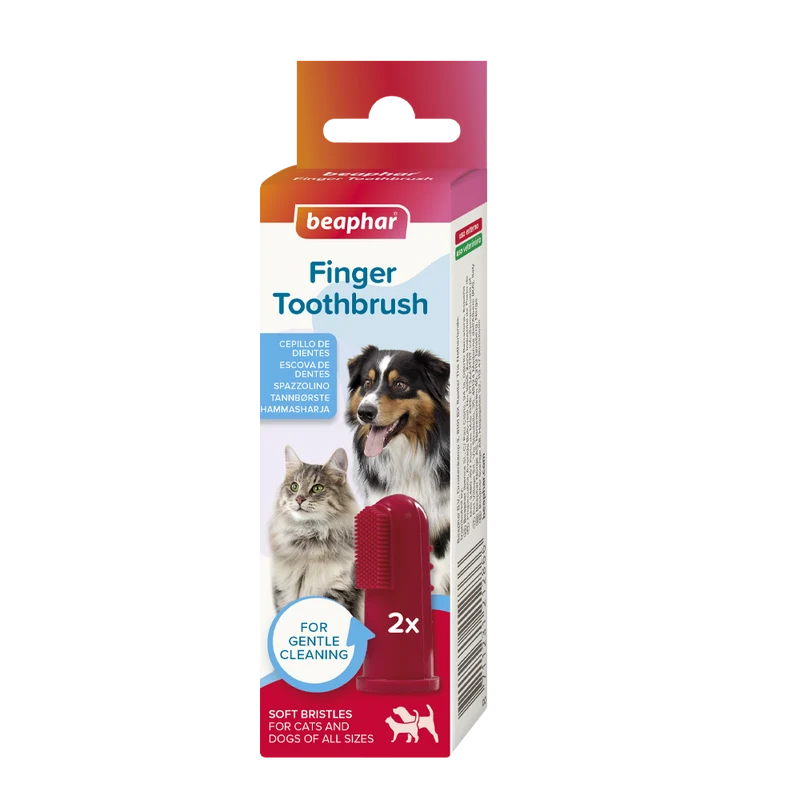 Fingertandborste - 2 Par