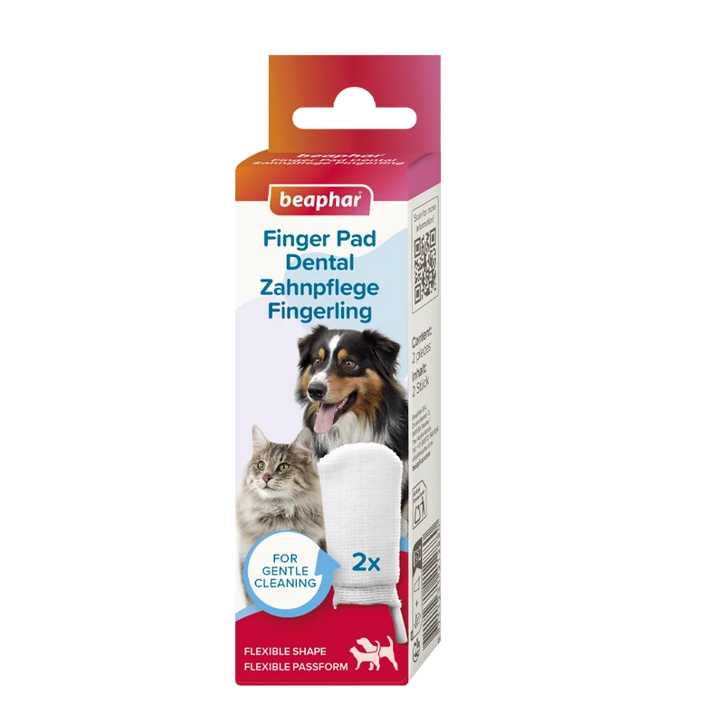 Fingertandborsta Bomull 2pack