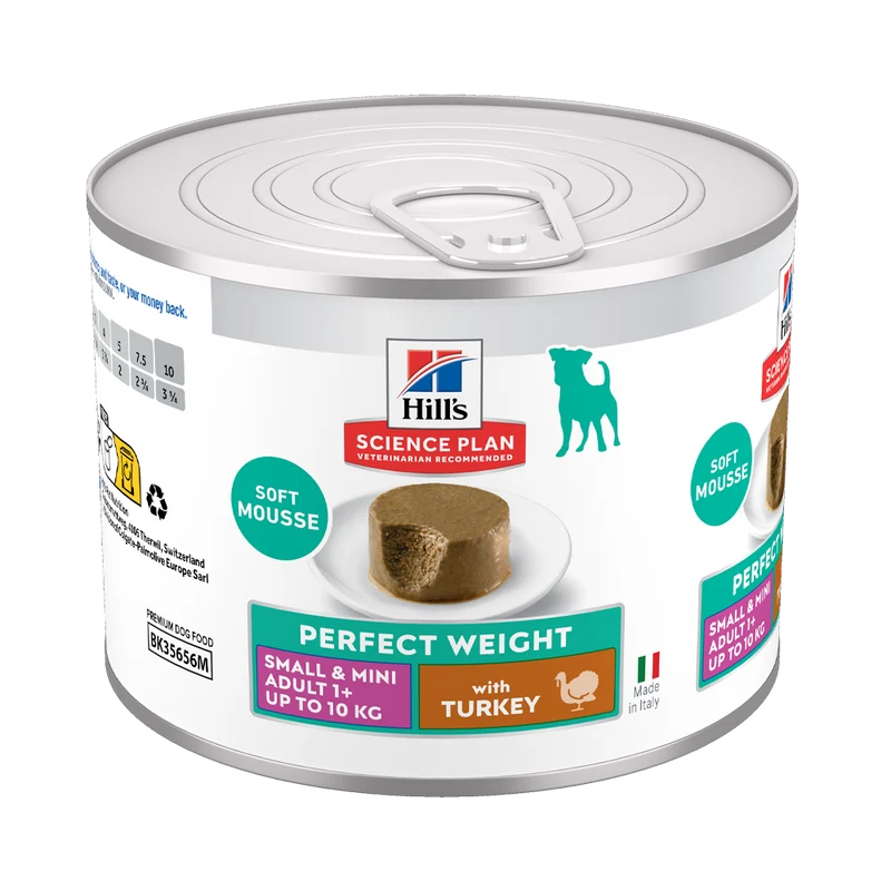 Science Plan Canine Adult Perfect Weight Mousse Small&mini Turkey - 200 G