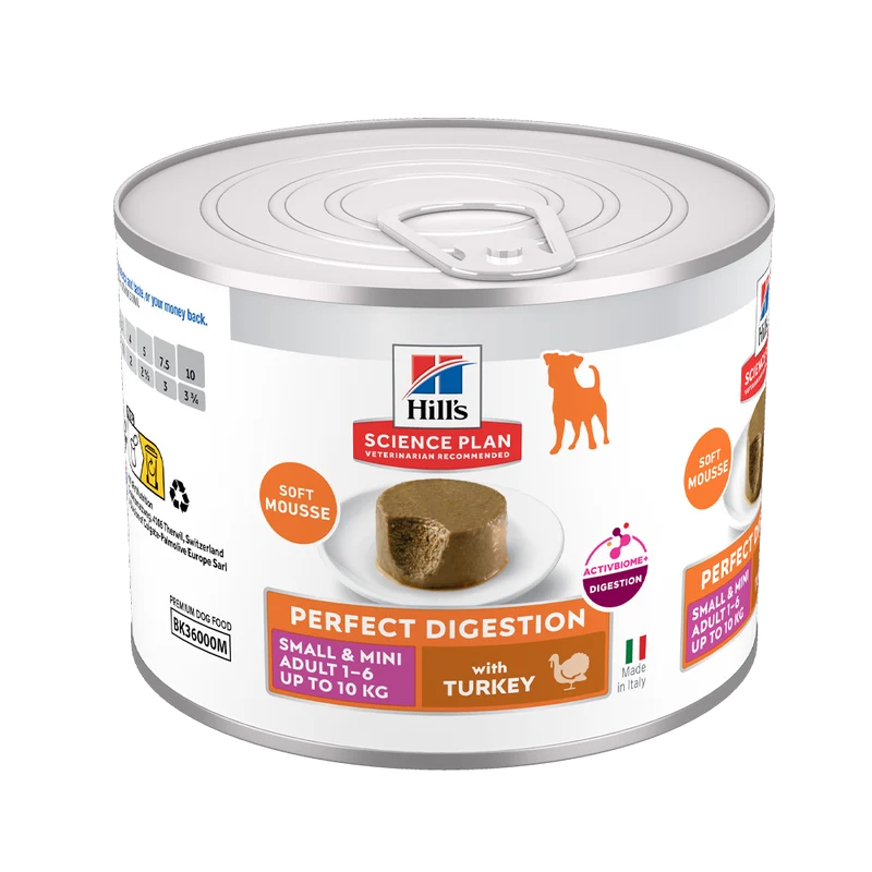 Science Plan Canine Adult Perfect Digestion Mousse Small&mini Turkey - 200 G
