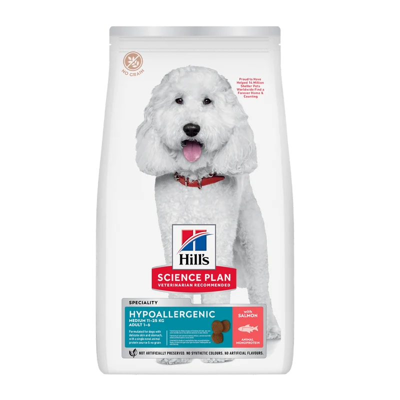 Science Plan Canine Adult Hypoallergenic Medium Salmon