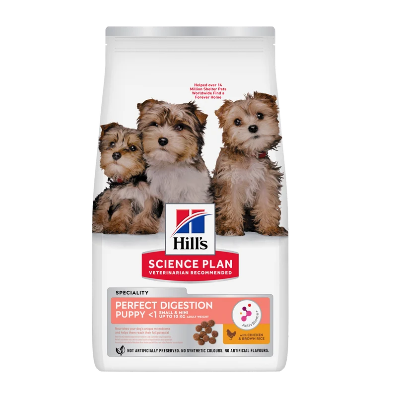 Science Plan Puppy Perfect Digestion Small&mini With Chicken & Brown Rice