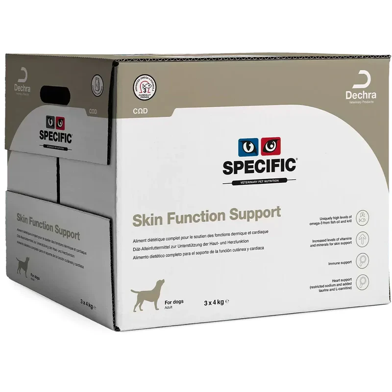 Specific COD Skin Function Support 3 x 4 kg för hundar