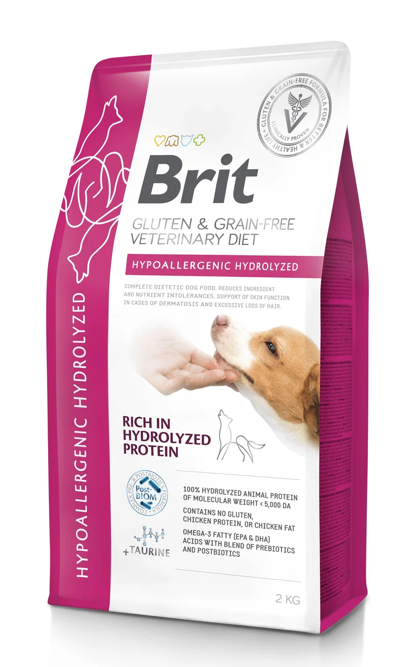 Brit Veterinary Diet Dog Hypoallergenic Hydrolyzed för hundar