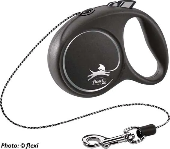 Utdragbart Koppel Flexi Black Design