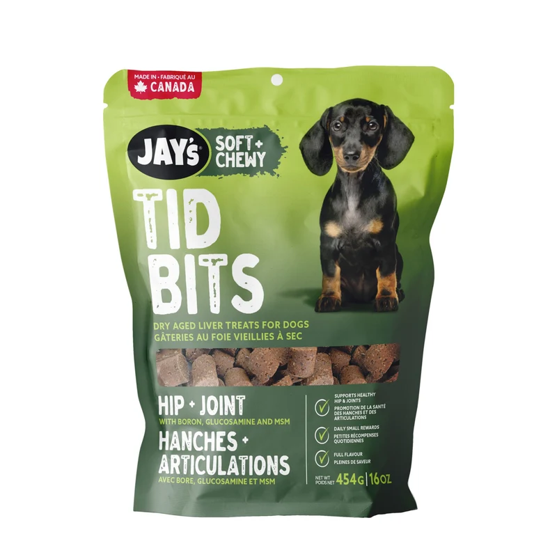 Jay's Tid Bits, Gâteries Pour Chien, Hanches & Articulations 200g (7oz)