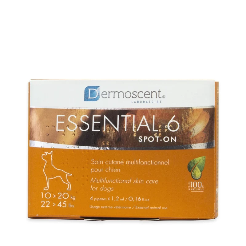 Dermoscent Essential 6 för hund 10 - 20 kg