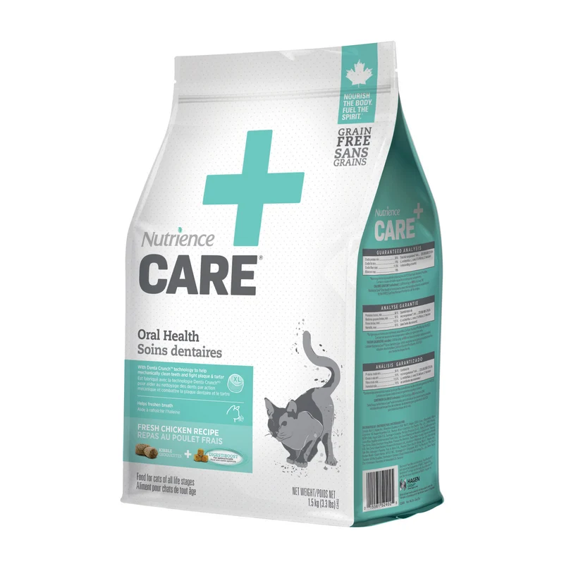 Aliment Nutrience Care Soins dentaires pour chats