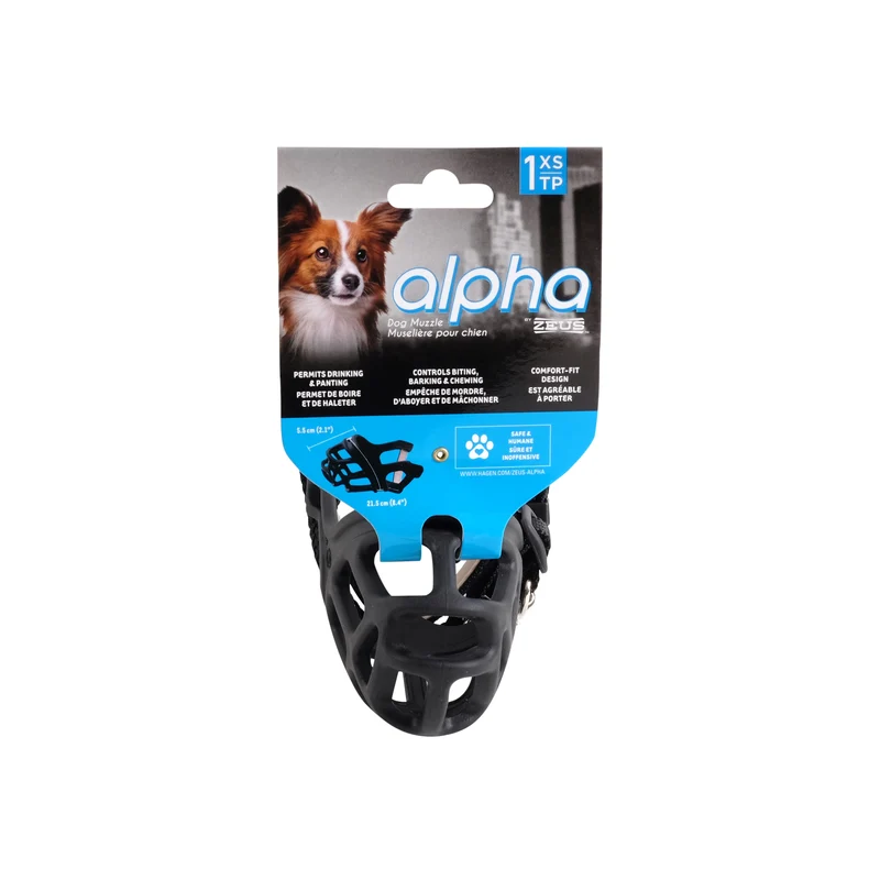 Muselière Alpha Zeus pour chien