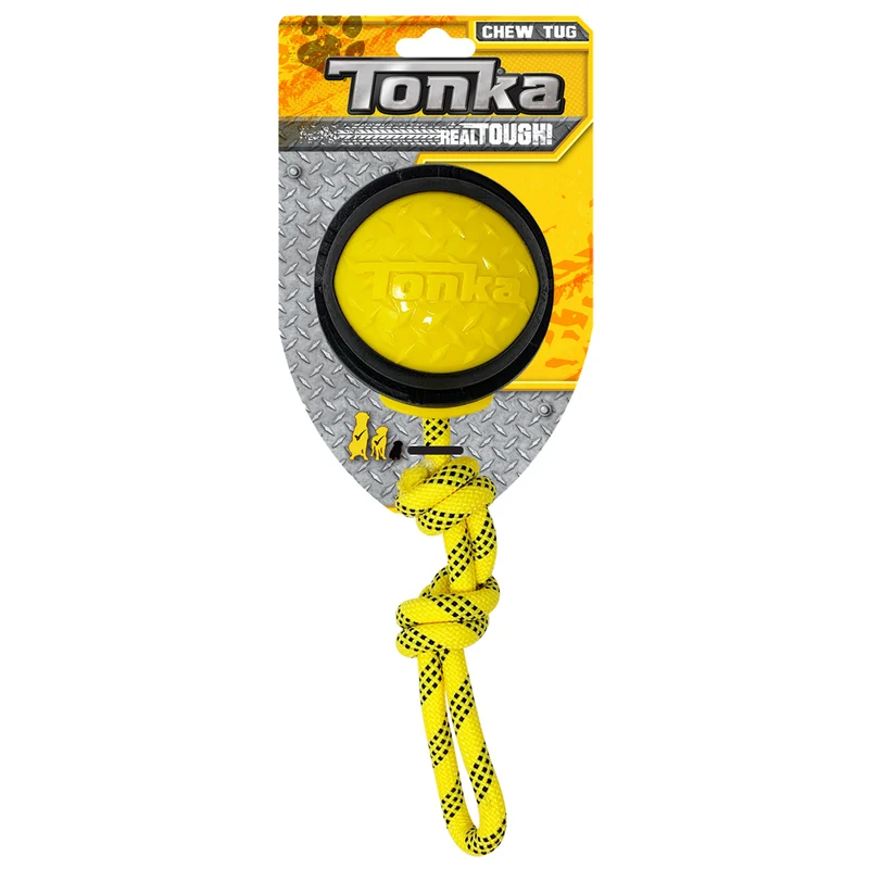 Balle diamantée Tonka avec corde, 10,2 cm (4 po)