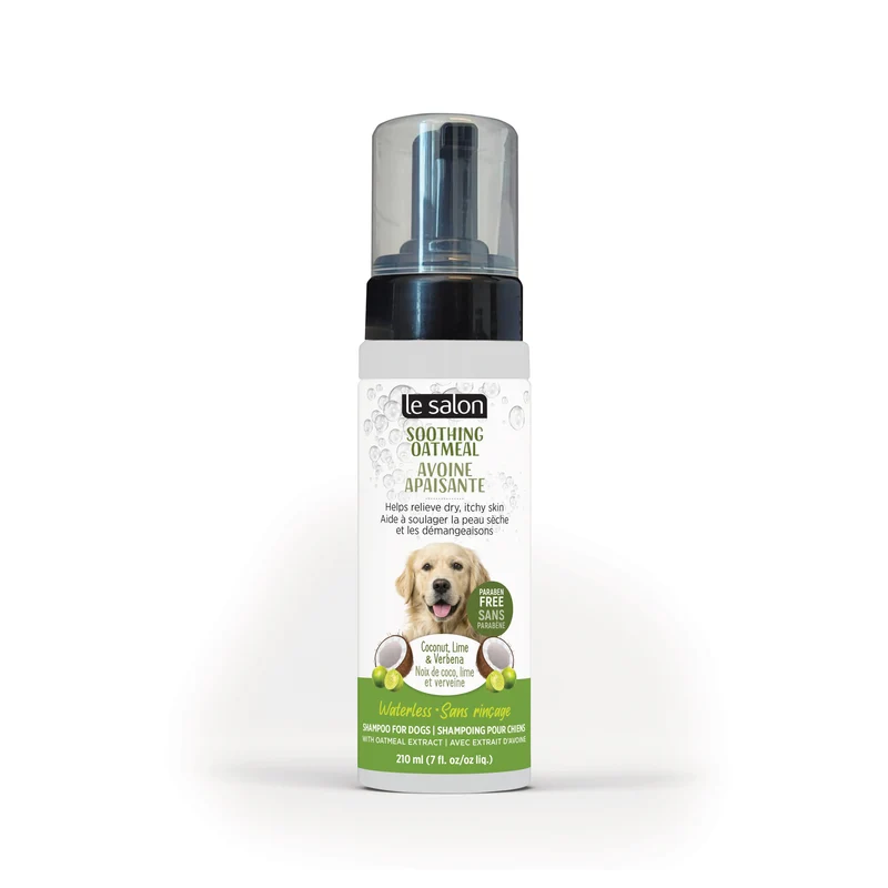 Shampoing sans rinçage Le Salon à l’avoine apaisante pour chiens, 210 ml (7,1 oz)