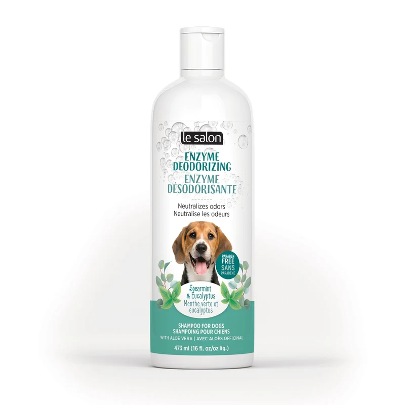 Shampoing Le Salon avec enzyme désodorisante pour chiens, 473 ml (16 oz)