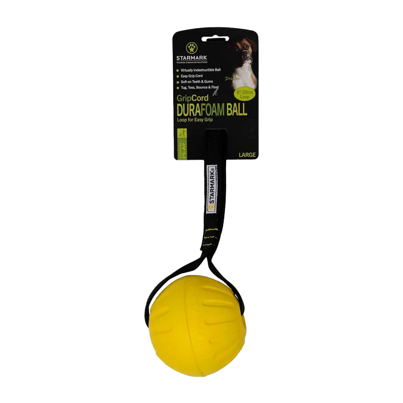 Starmark Gripcord Durafoam Ball Loop med L - 9x9x34,5 CM