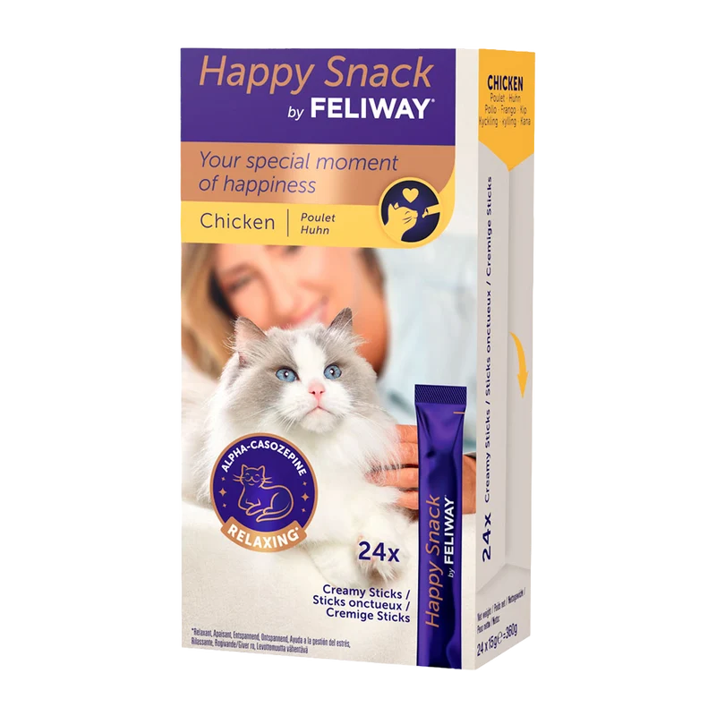 Happy Snack by Feliway Chicken - 24-pack