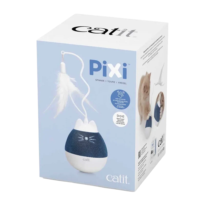 Catit Pixi Spinner - Vit & Blå