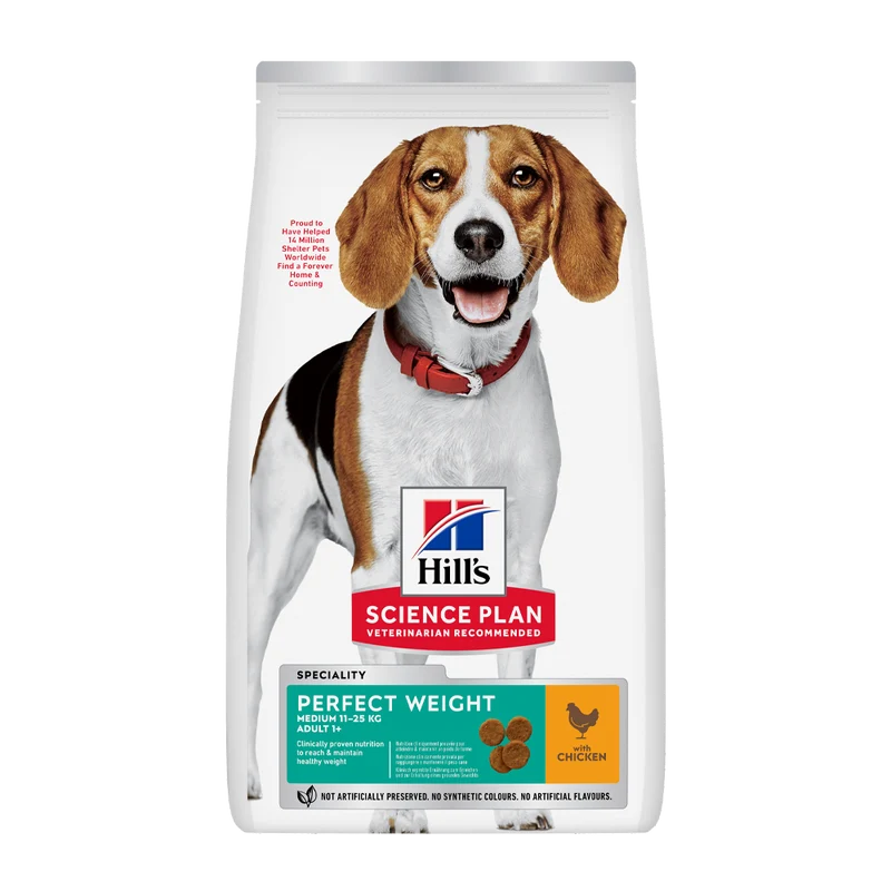 Science Plan Canine Adult Perfect Weight Medium Chicken