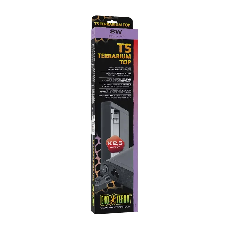 Exoterra T5 Terrarium Top UVB - 8 WATT