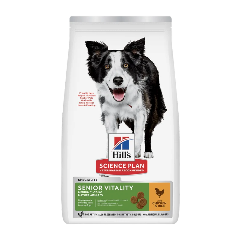 Science Plan Canine Senior Vitality Medium Chicken