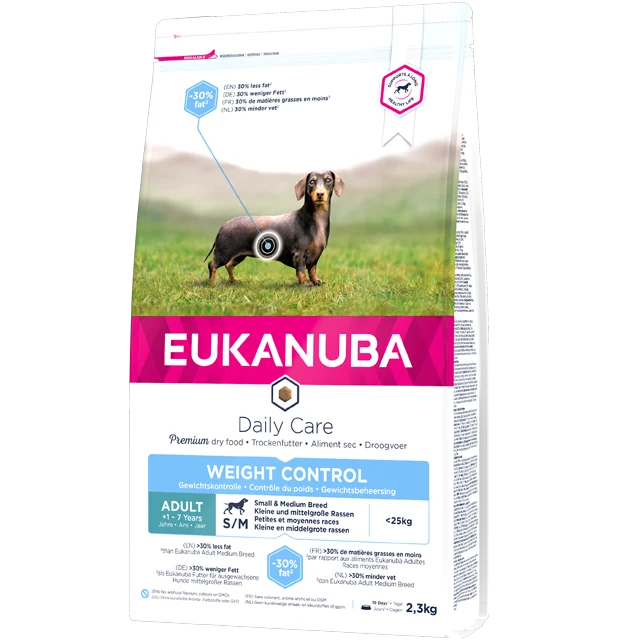 Eukanuba Canine Daily Care Weight Control Small & Medium 2,3 kg